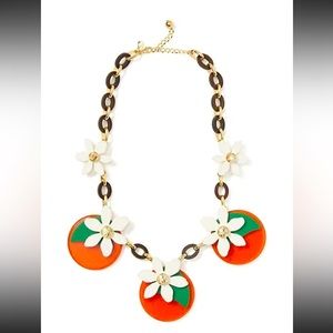 Kate Spade “citrus crush” statement necklace